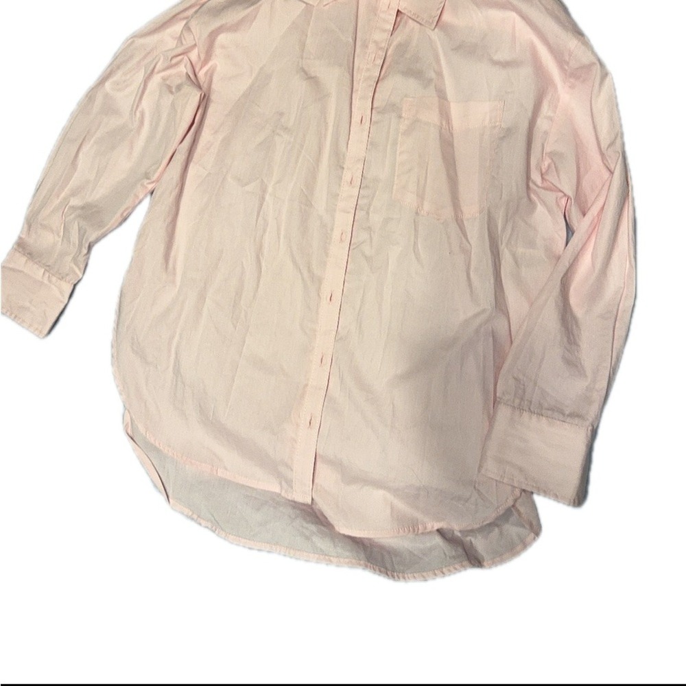 Anthropologie‎ Maeve Soft Pink Casual Shirt size M - Picture 7 of 7